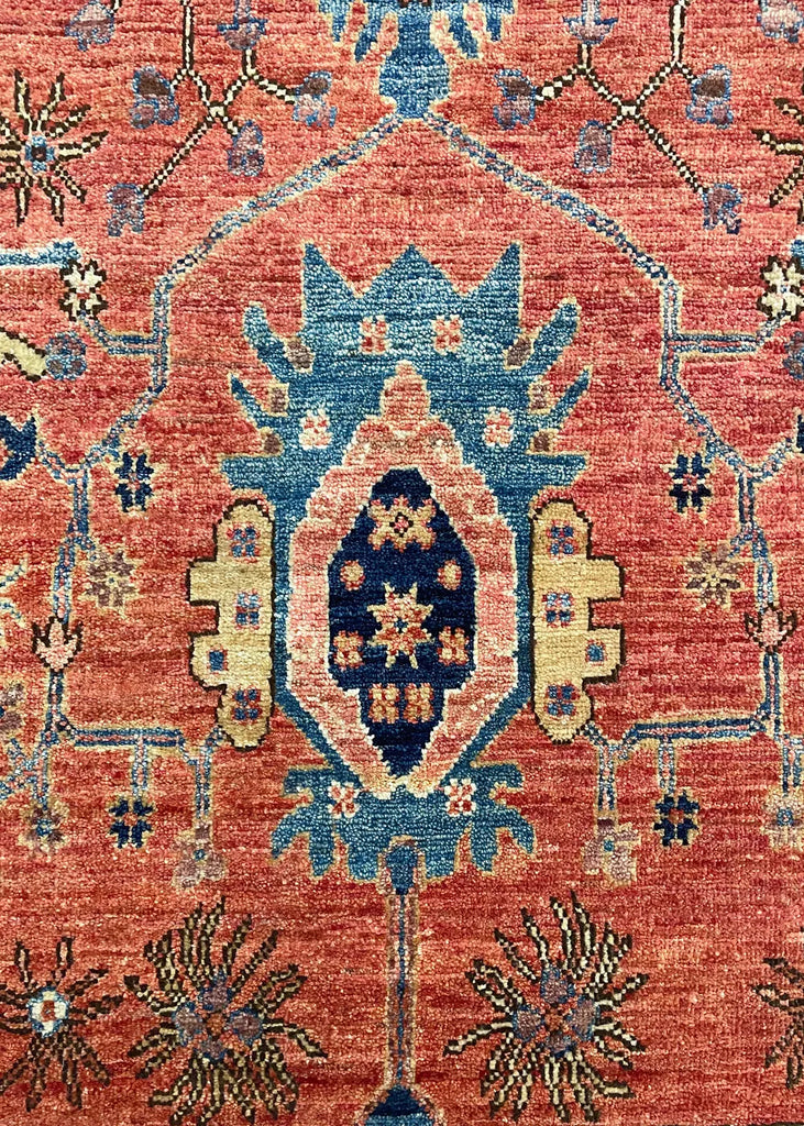 4'3"x6'4" Serapi Hand Knotted