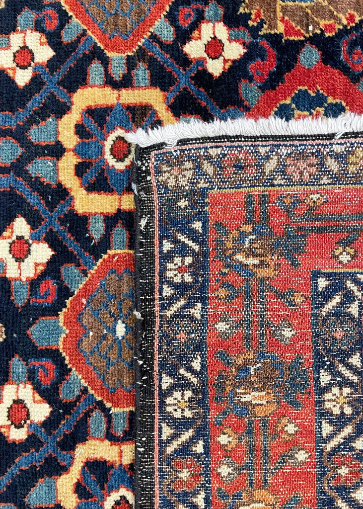 4'3"x6'5" Baktiari Hand Knotted