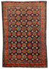 4'3"x6'5" Baktiari Hand Knotted