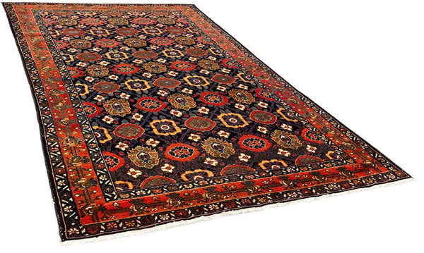 4'3"x6'5" Baktiari Hand Knotted