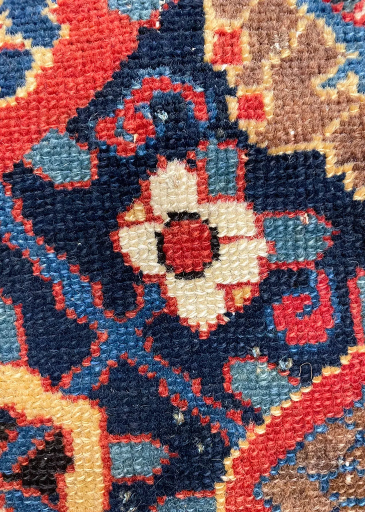 4'3"x6'5" Baktiari Hand Knotted