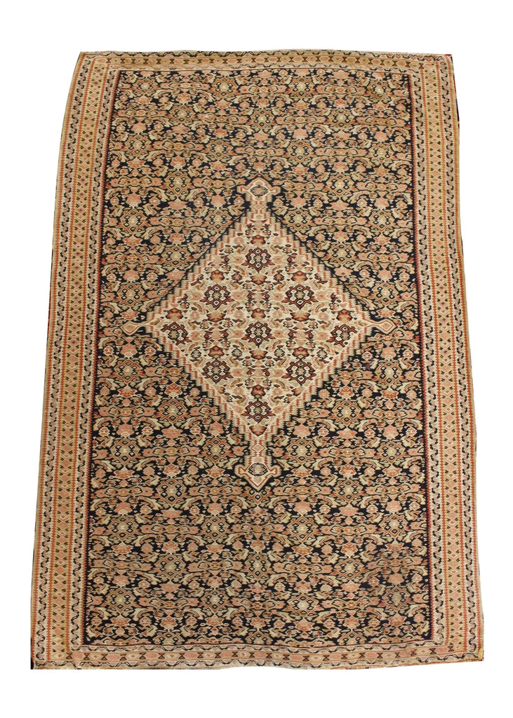 4'3x6'5 Sennah Kilim Hand Woven