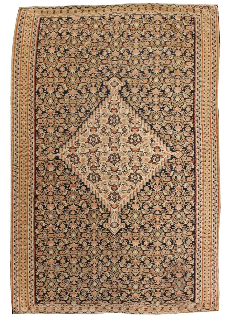 4'3x6'5 Sennah Kilim Hand Woven