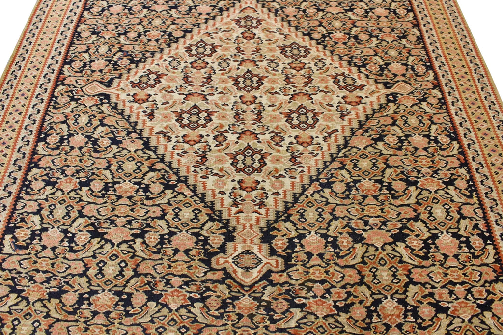 4'3x6'5 Sennah Kilim Hand Woven