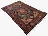 4'3"x6'6" Kashan Hand Knotted