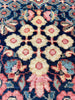 4'3"x6'6" Kashan Hand Knotted