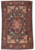 4'3"x6'6" Kashan Hand Knotted