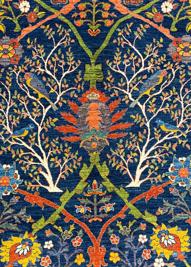 4'3"x6'8" Halvai Bidjar Hand Knotted