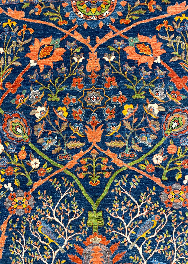 4'3"x6'8" Halvai Bidjar Hand Knotted