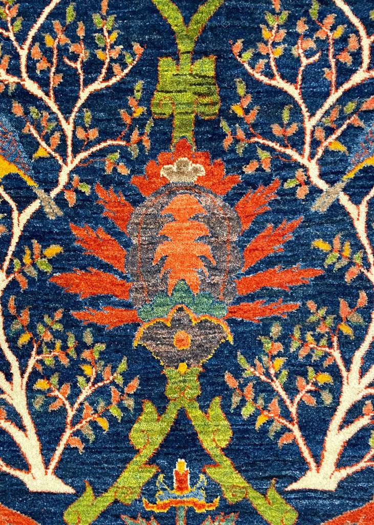 4'3"x6'8" Halvai Bidjar Hand Knotted