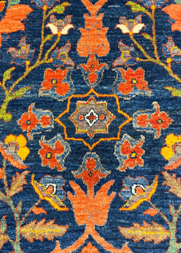4'3"x6'8" Halvai Bidjar Hand Knotted