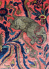 4'3"x6'8" Kashan Hand Knotted
