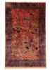4'3"x6'8" Kashan Hand Knotted