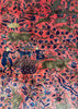 4'3"x6'8" Kashan Hand Knotted