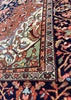 4'3"x6'9" Farahan Sarouk Hand Knotted