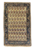 4'3"x6'9" Mohtasham Kashan Hand Knotted