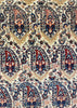 4'3"x6'9" Mohtasham Kashan Hand Knotted