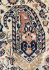 4'3"x6'9" Mohtasham Kashan Hand Knotted
