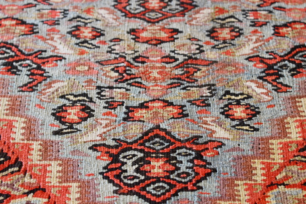 4'3x6' Sennah Kilim Hand Knotted