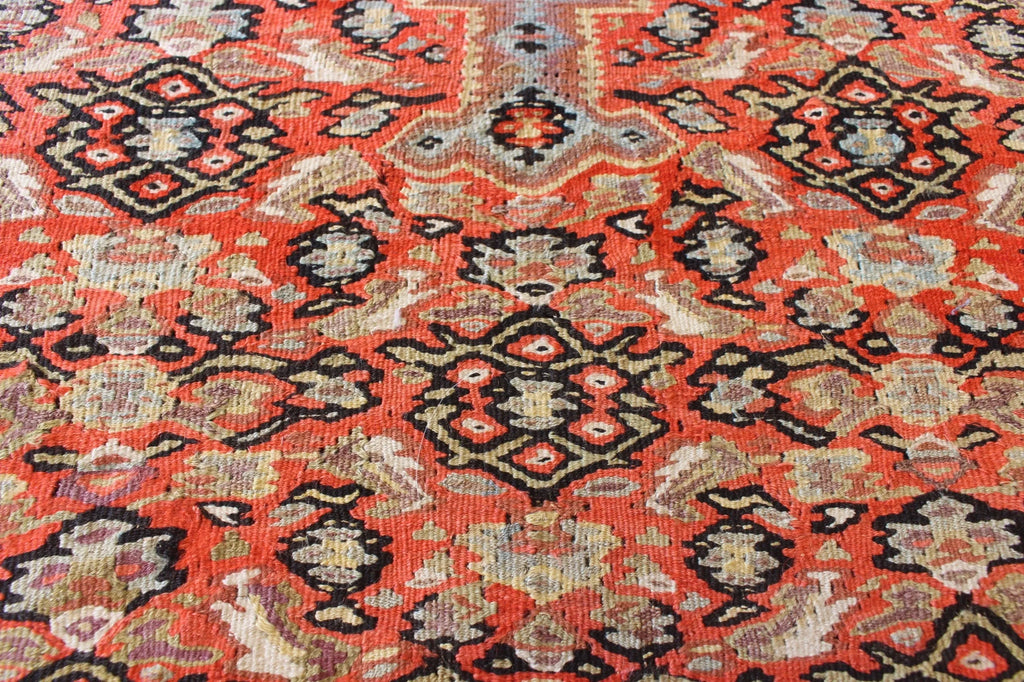 4'3x6' Sennah Kilim Hand Knotted