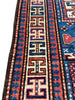 4'3"x7'2" Kazak Hand Knotted