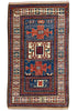 4'3"x7'2" Kazak Hand Knotted