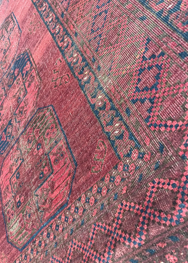 4'3"x7' Taghan Daulatabad Hand Knotted