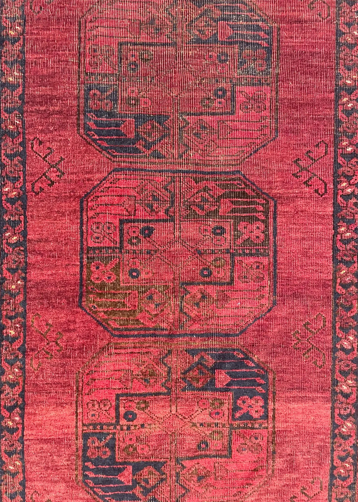 4'3"x7' Taghan Daulatabad Hand Knotted