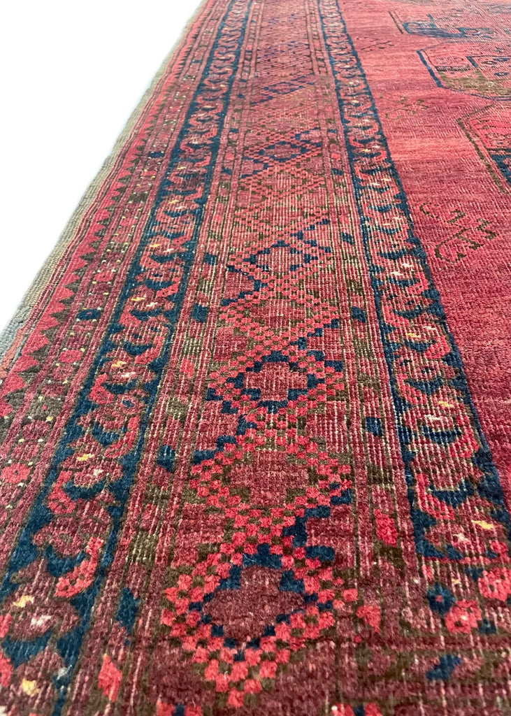 4'3"x7' Taghan Daulatabad Hand Knotted