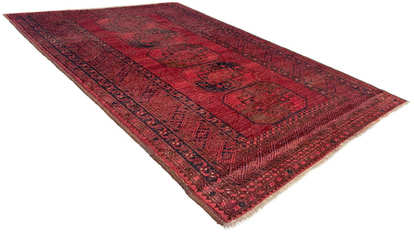 4'3"x7' Taghan Daulatabad Hand Knotted