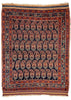 4'4"x5'2" Afshar Masanad Hand Knotted