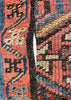 4'4"x5' Sauj Bolag Kurdish Fragment Hand Knotted