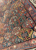 4'4"x5' Sauj Bolag Kurdish Fragment Hand Knotted