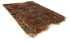 4'4"x5' Sauj Bolag Kurdish Fragment Hand Knotted