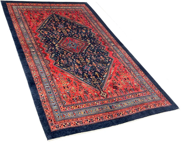 4'4"x6'10" Qashqai Hand Knotted