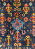 4'4"x6'10" Qashqai (s) Hand Knotted