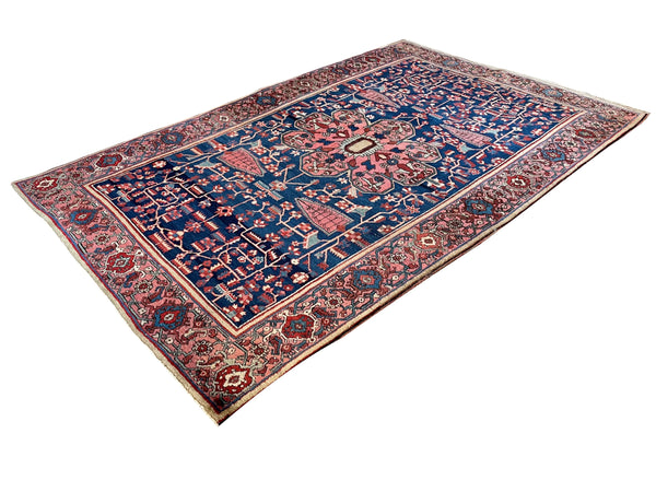 4'4"x6'11" Farahan Malayir Hand Knotted
