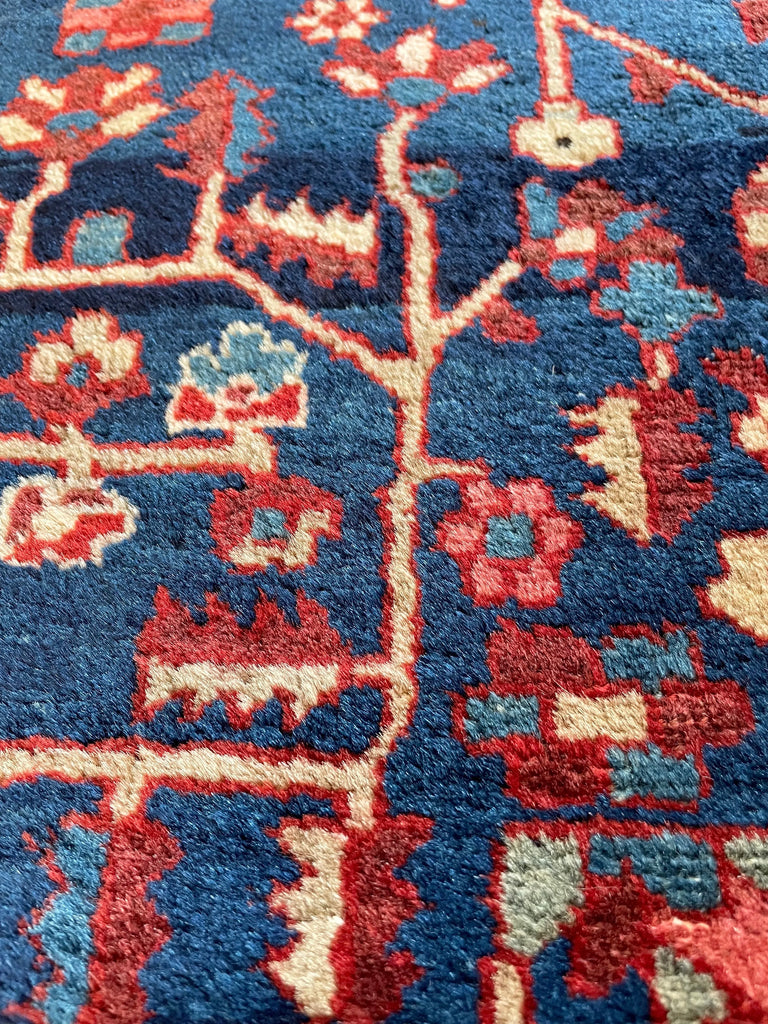 4'4"x6'11" Farahan Malayir Hand Knotted