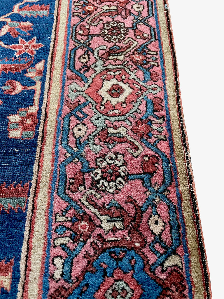 4'4"x6'11" Farahan Malayir Hand Knotted