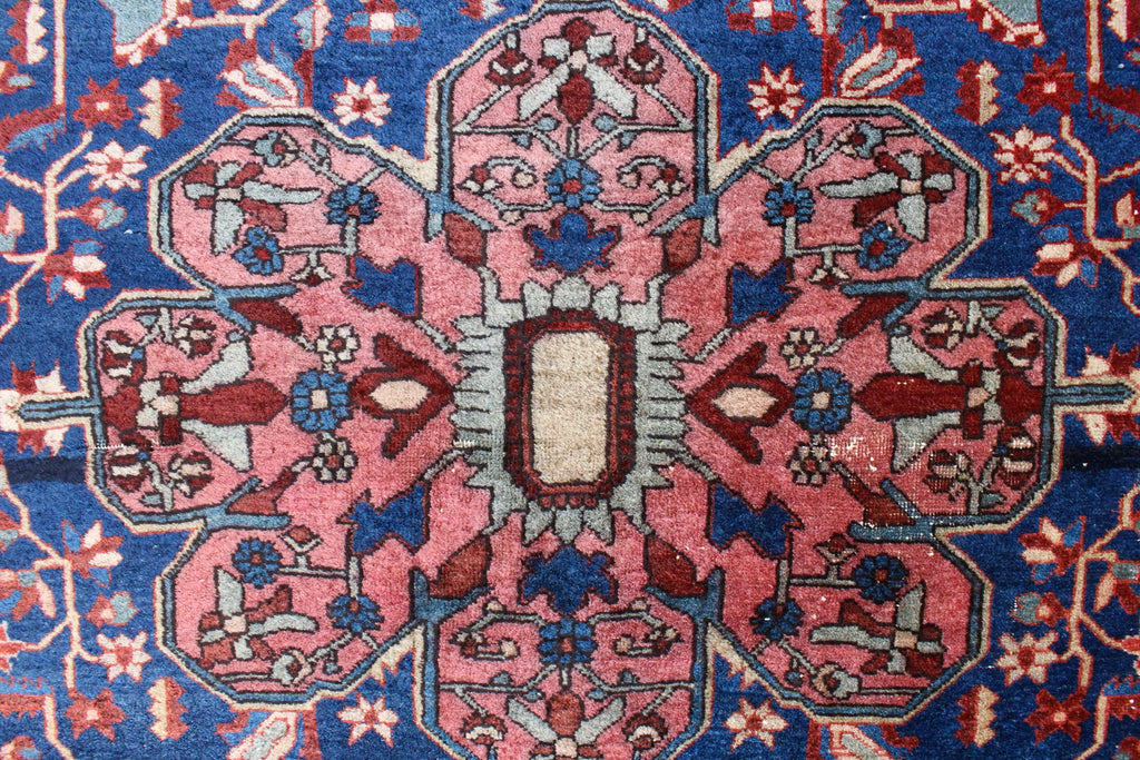 4'4"x6'11" Farahan Malayir Hand Knotted