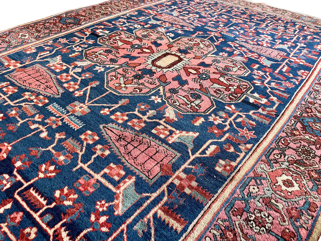 4'4"x6'11" Farahan Malayir Hand Knotted