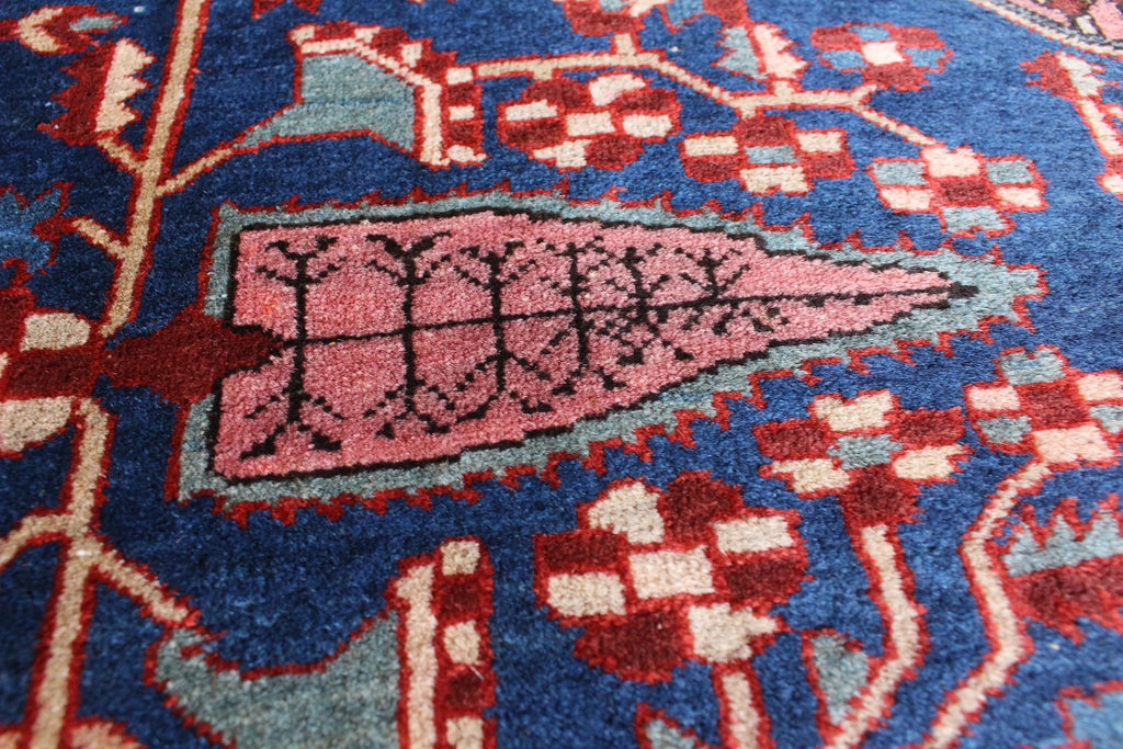 4'4"x6'11" Farahan Malayir Hand Knotted