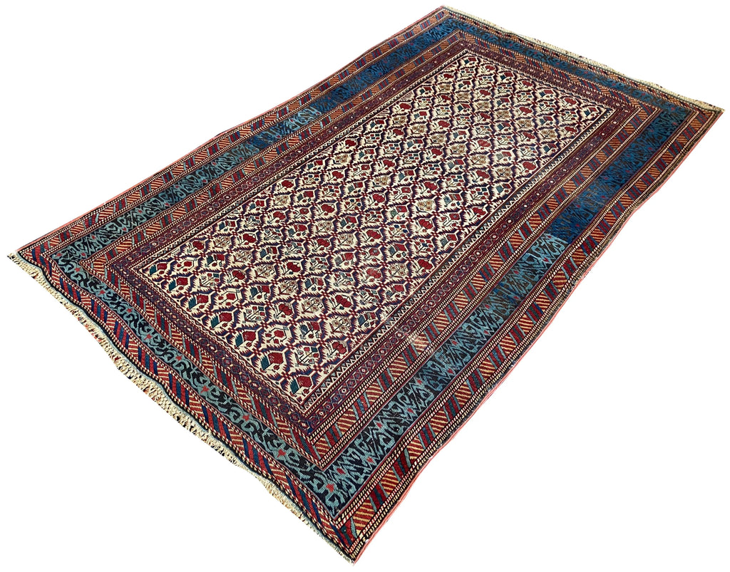 4'4"x6'11" Kuba Hand Knotted