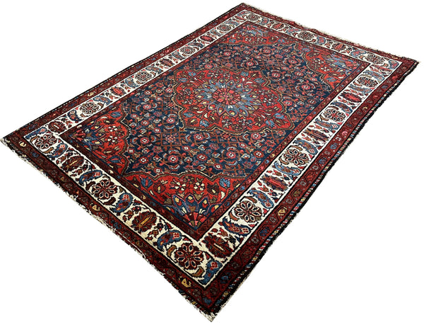 4'4"x6'3" Borchalu Hand Knotted