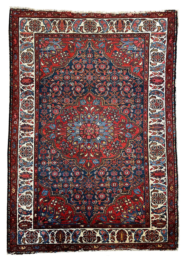 4'4"x6'3" Borchalu Hand Knotted