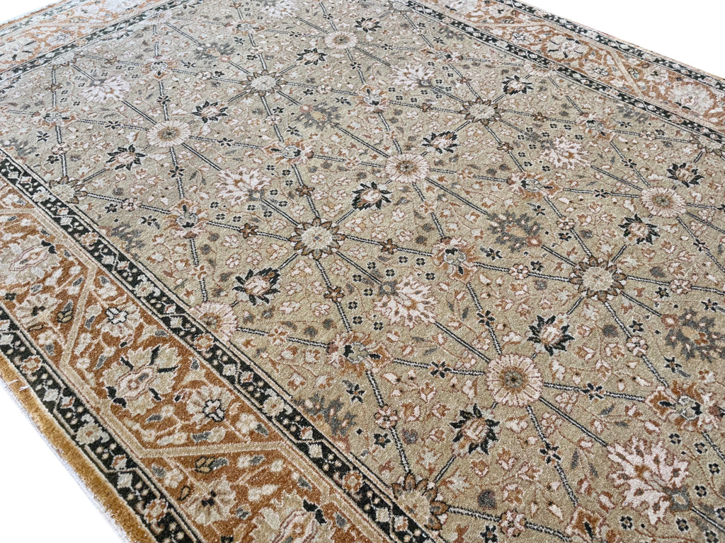 4'4"x6'3" Haji Jalili Hand Knotted