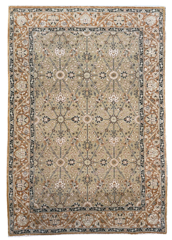 4'4"x6'3" Haji Jalili (s) Hand Knotted