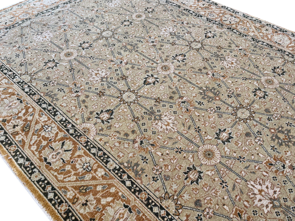 4'4"x6'3" Haji Jalili (s) Hand Knotted