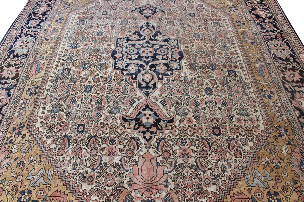 4'4x6'4 Farahan Sarouk Hand Knotted