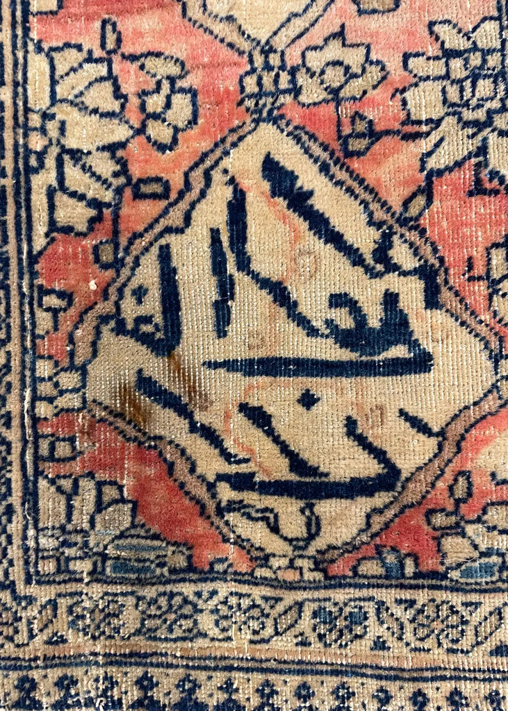 4'4"x6'4" Mohtashem Kashan Hand Knotted